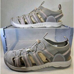 Khombu  Women's  Blush/Tan  Cameron Adjustable  Bungee  Sport  Sandals  Size 10M